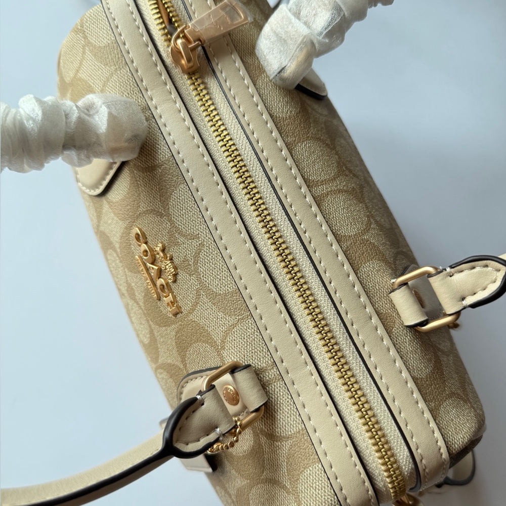 COACH Rowan 18 Mini Satchel in Signature Canvas - Picture 7 of 8